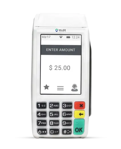 Valor VL110 mobile card reader.