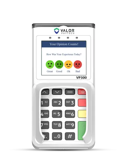 Valor VP300 POS system.