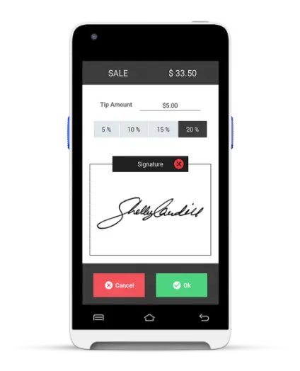 Valor VP350 POS system.